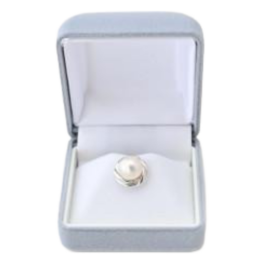 Japanese Akoya Pearl Tie Tack – 8.0 mm Pearl from the Uwa Sea, Crafted in Ainan, Ehime, Japan