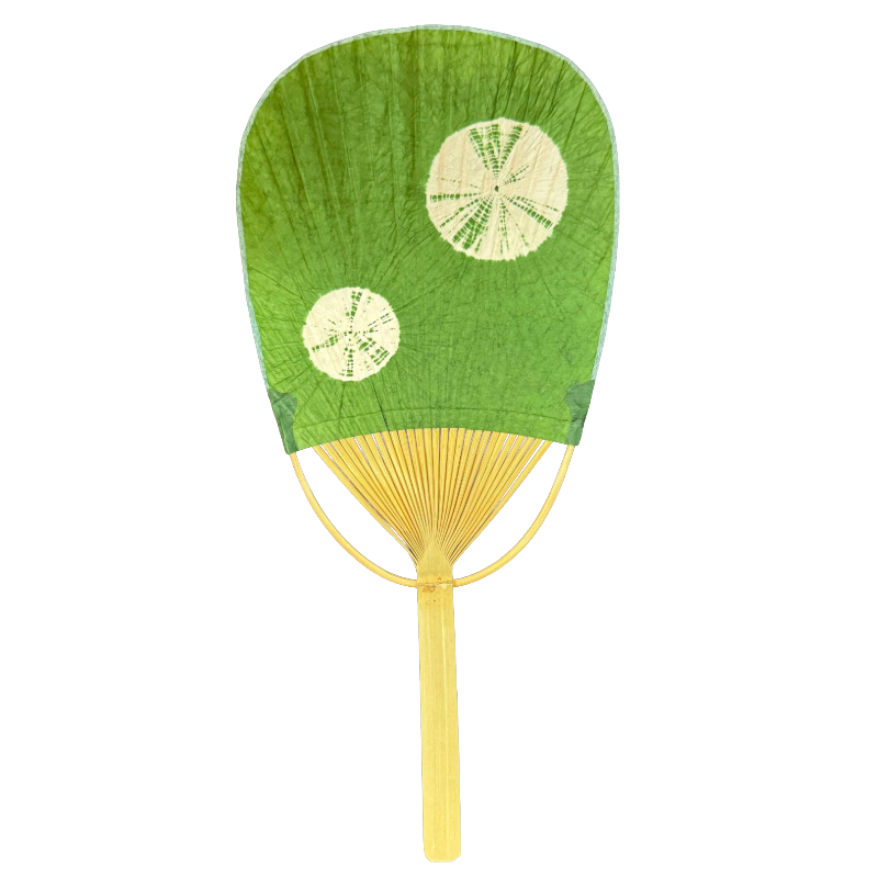 Assorted Set of 10 Traditional Japanese Marugame Uchiwa Bamboo Fans from Kagawa, Japan