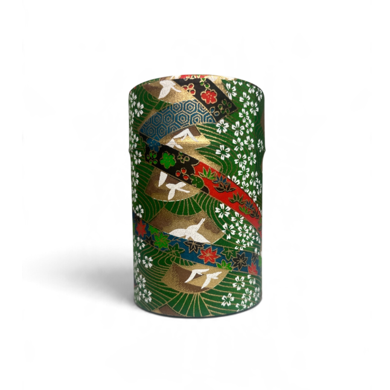 Matcha from Japan – Traditional Japanese Washi Canisters | 4-Piece Set | 40g
