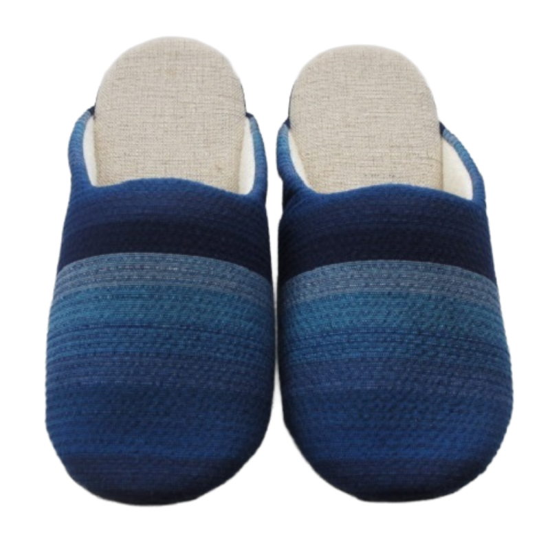 [Medium Size] Awa Shijira Soft Slippers — Historical Charm meets Plush Everyday Comfort