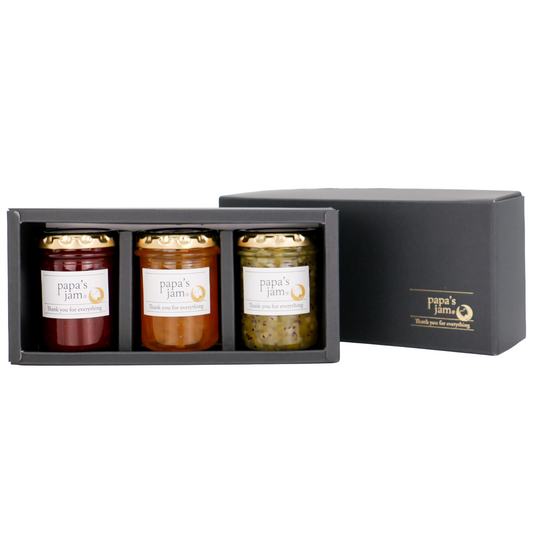 No Additives, Premium Japanese Handmade Fruit Jam Gift Set (3 Jars) – Strawberry Jam, Apple & Kiwi Jam, Gold Award-Winning Marmalade
