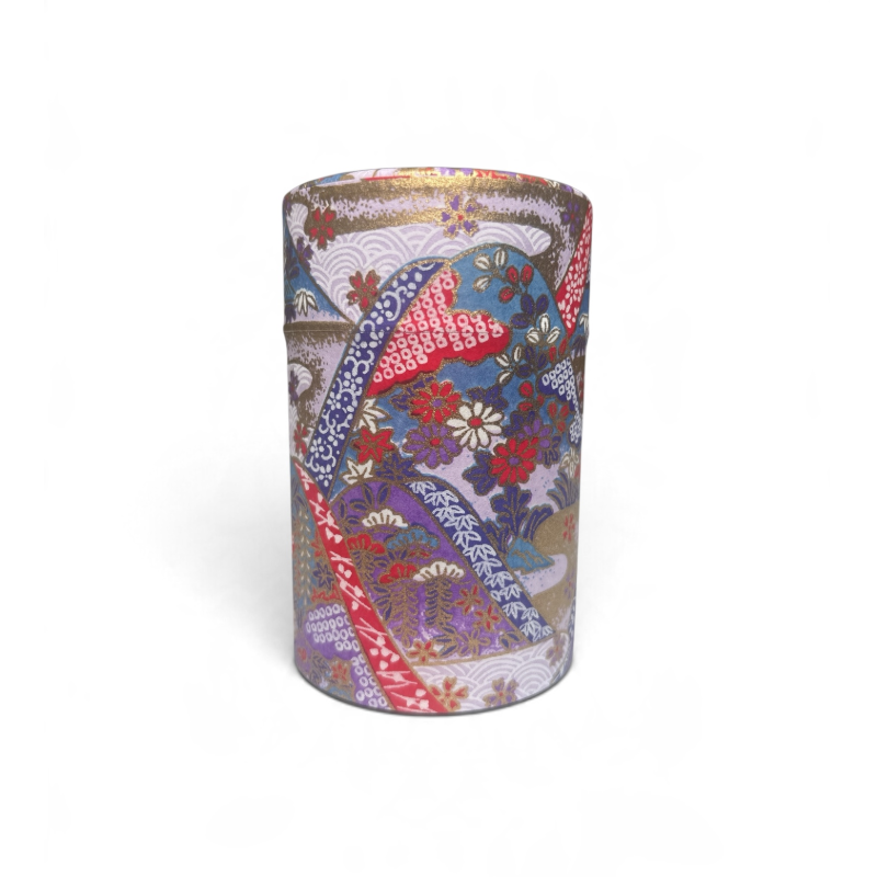 Matcha from Japan – Traditional Japanese Washi Canister | Purple | 10g