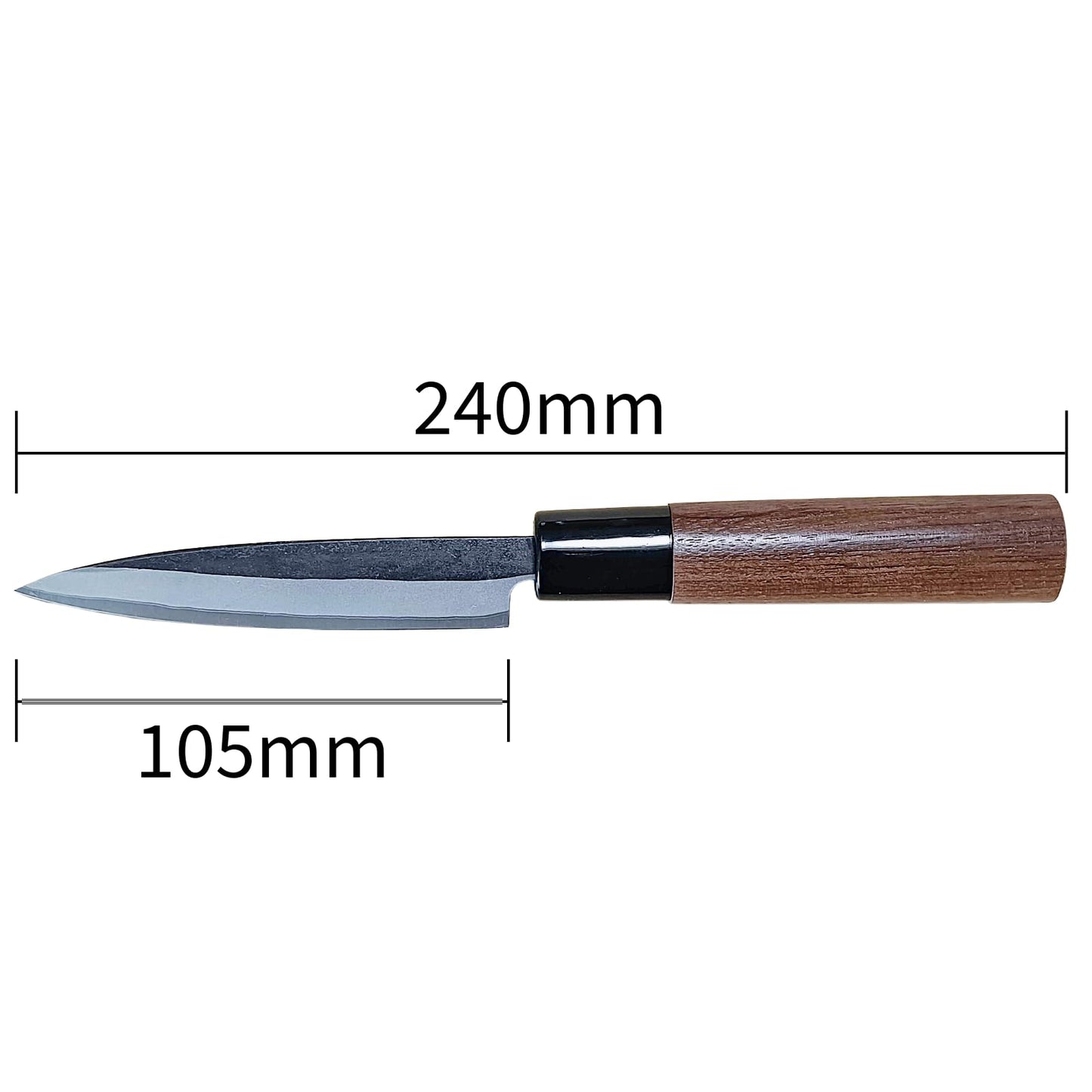 Handmade Japanese Petty Knife - Shirogami White Steel - Crafted by Sakoda Hamono, Tosa Artisans, Kochi Japan