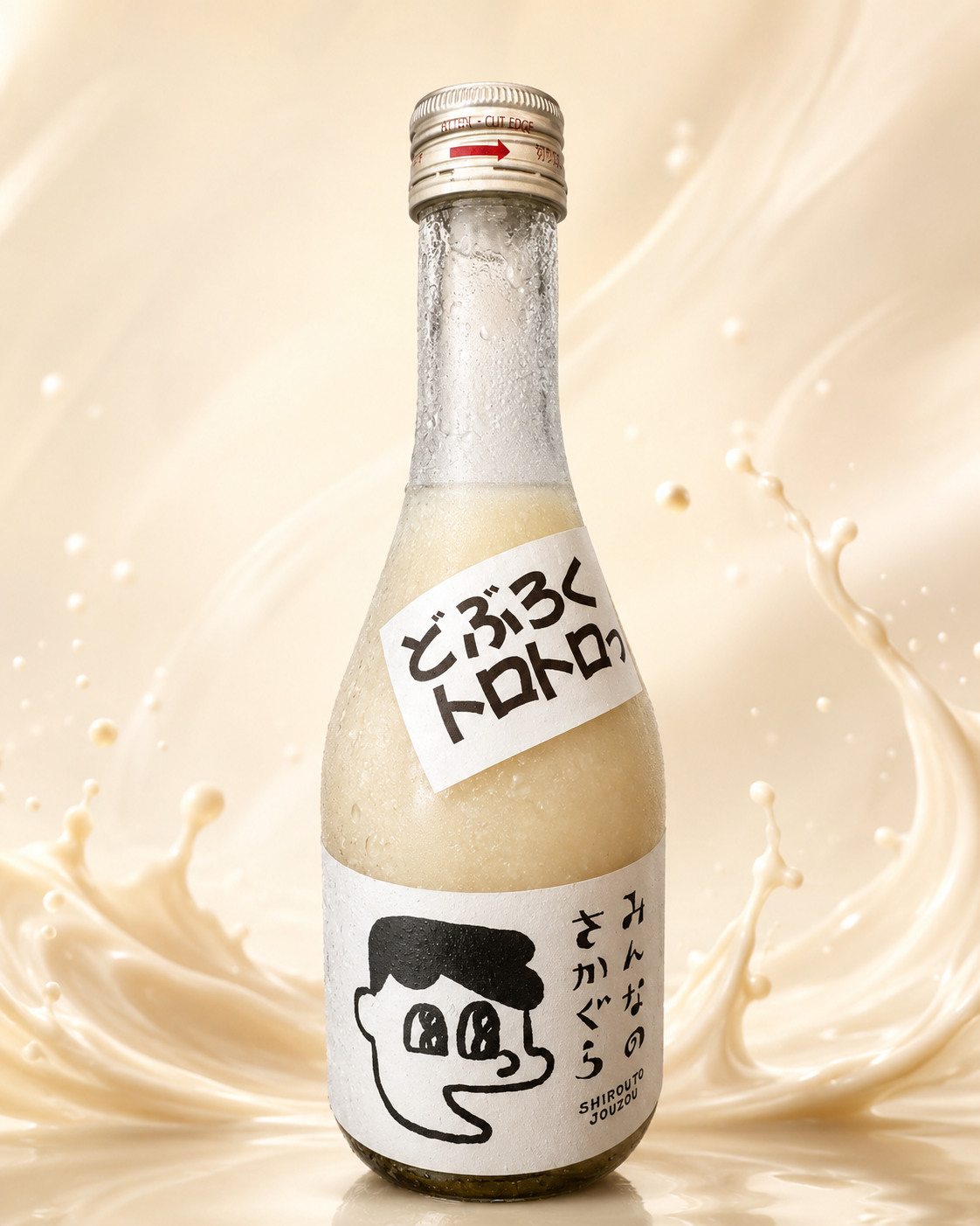 Minna no Sakagura Doburoku Torotoro 300ml – Creamy Unfiltered Japanese Sake from Iwate