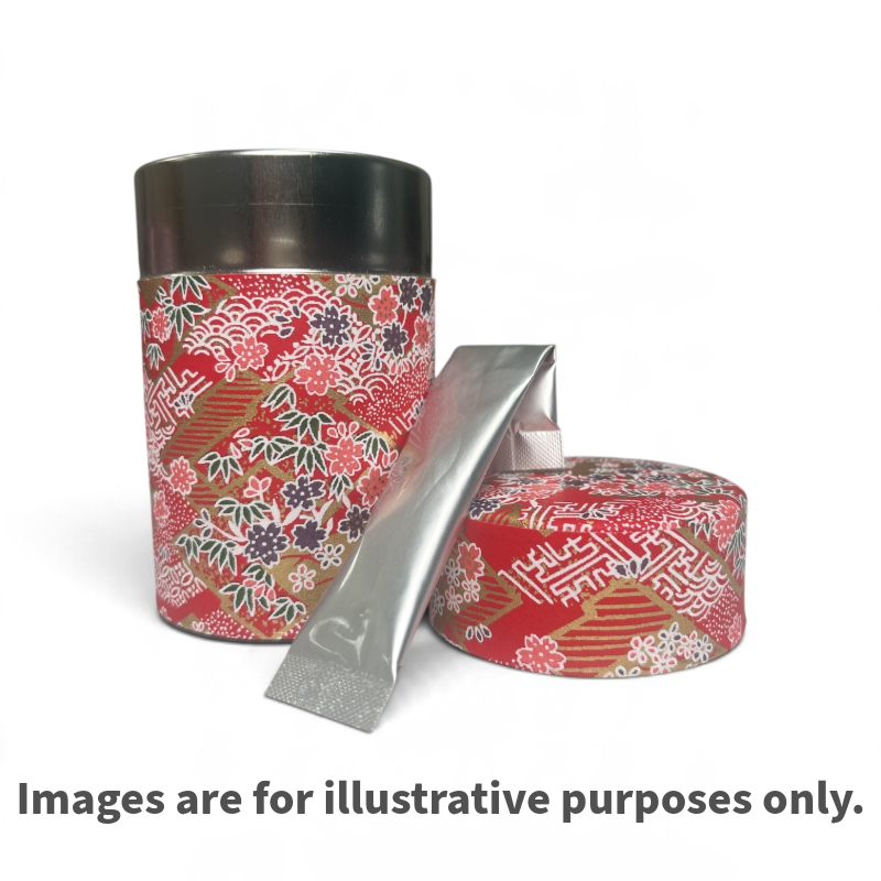 Matcha from Japan – Traditional Japanese Washi Canister | Purple | 10g
