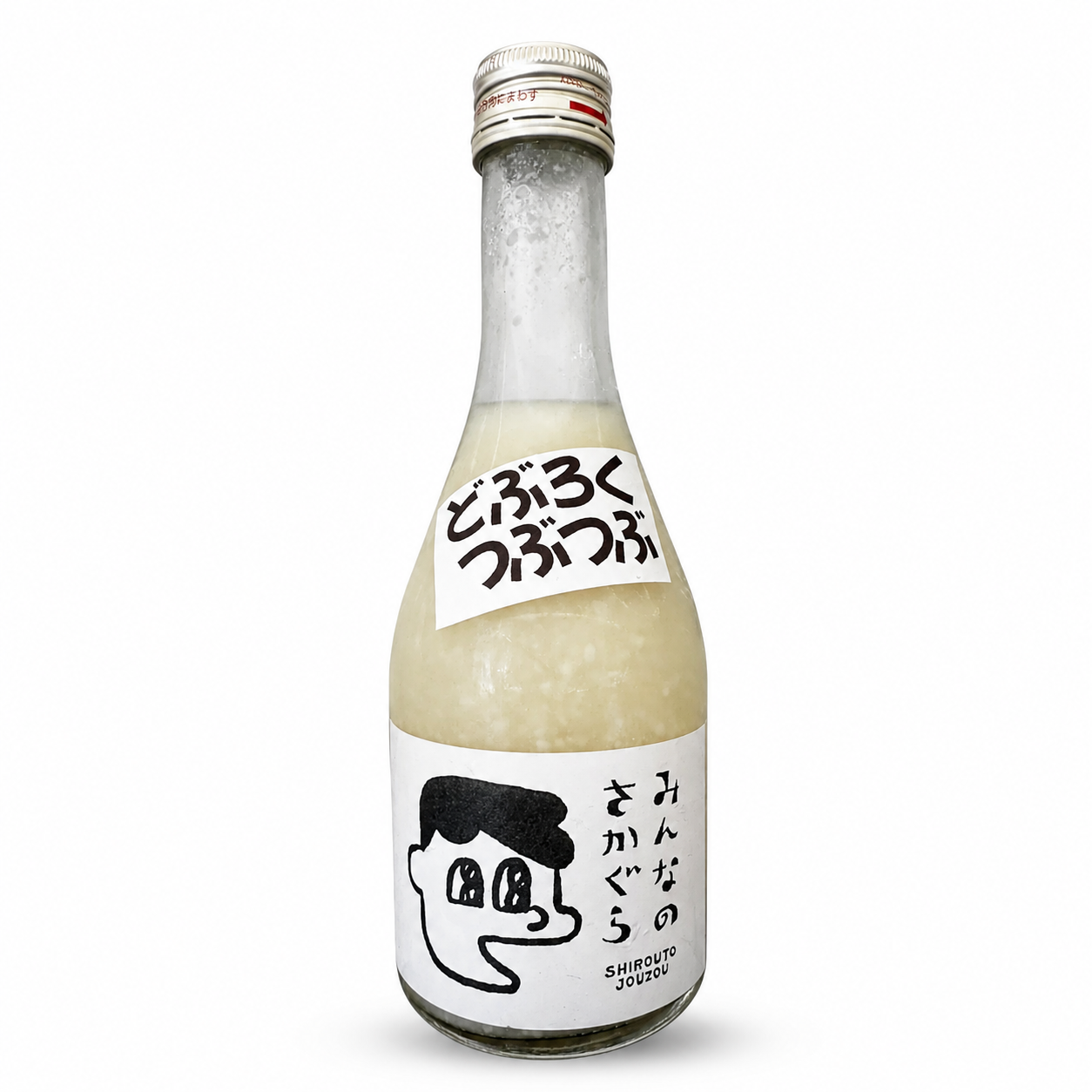 Minna no Sakagura Doburoku Tsubutsubu 300ml – Bold Sparkling Unfiltered Japanese Sake from Iwate